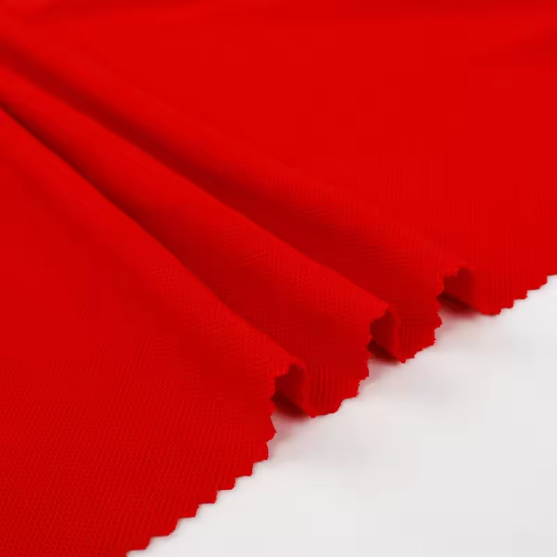 China Wholesale Customized Multi Color 65% Polyester 35% Cotton 240gsm 250gsm Blend TC Pique Knit for Sportswear Fabrics
