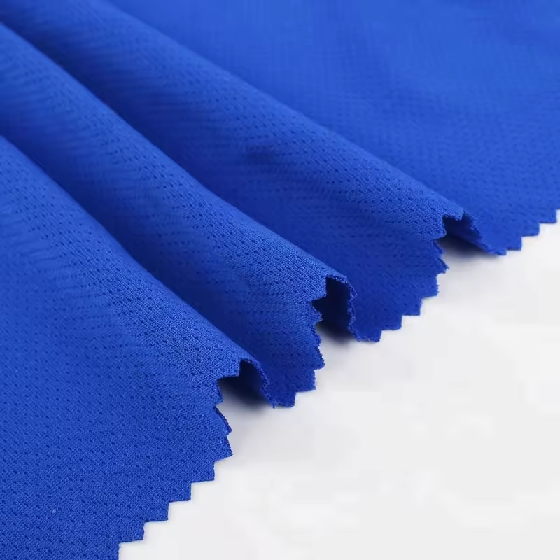 China Wholesale Customized Factory high-quality 100%polyester micro soft elastic birds eye mesh Sports wear T-shirt fabrics
