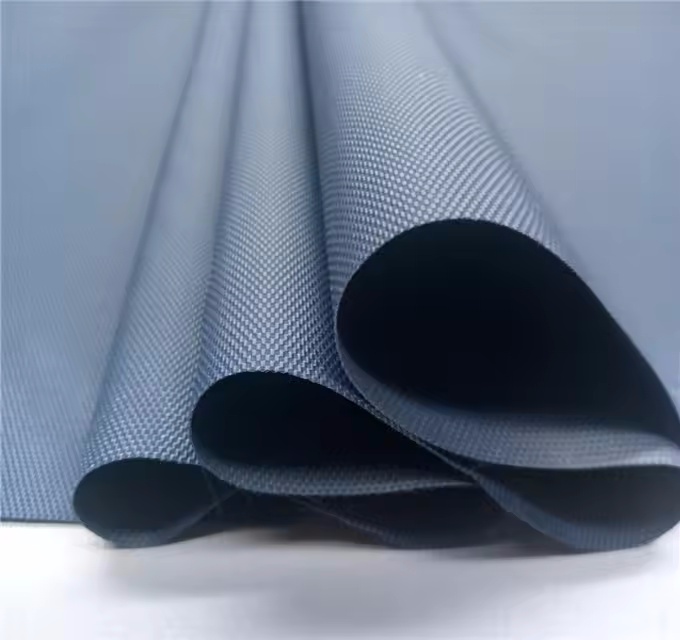 China Wholesale High tear strength resistant PU clear coated 420D 100% nylon oxford Downproof Waterproof Windproof fabrics