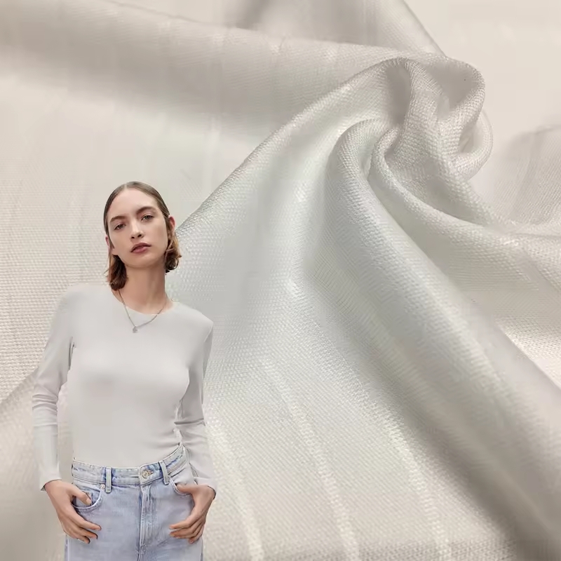 Beautiful Hot Sale knit 100%Polyester Interlock Embossed with wicking 150-160gsm fashion T-shirts Sportswear fabrics