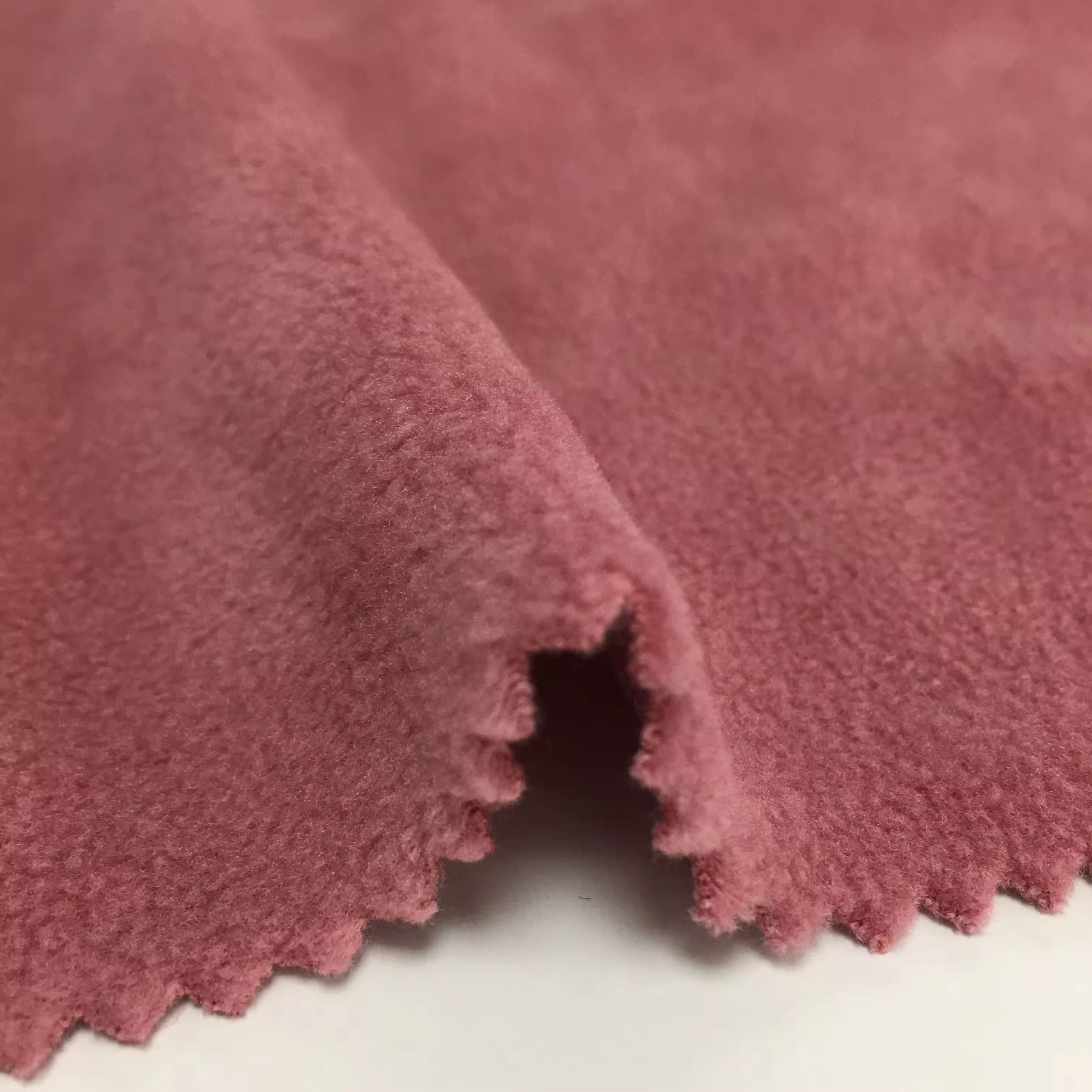 Factory 4 Way Stretch Spandex Polyester single brushed micro fleece polar fleece Hoodies fabrics