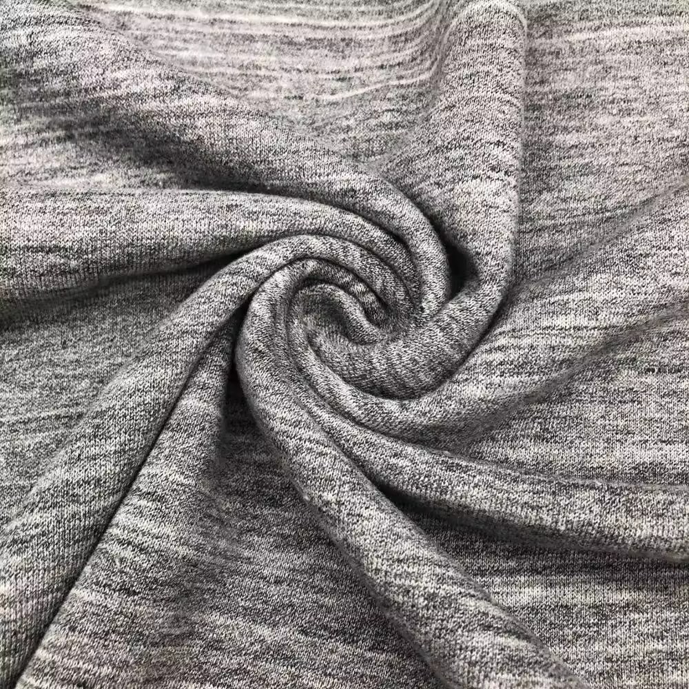 High Quality Cheap price knitting brushed CVC 60% Cotton 40% Polyester 250gsm 260gsm 270gsm fleece for polo shirt fabrics