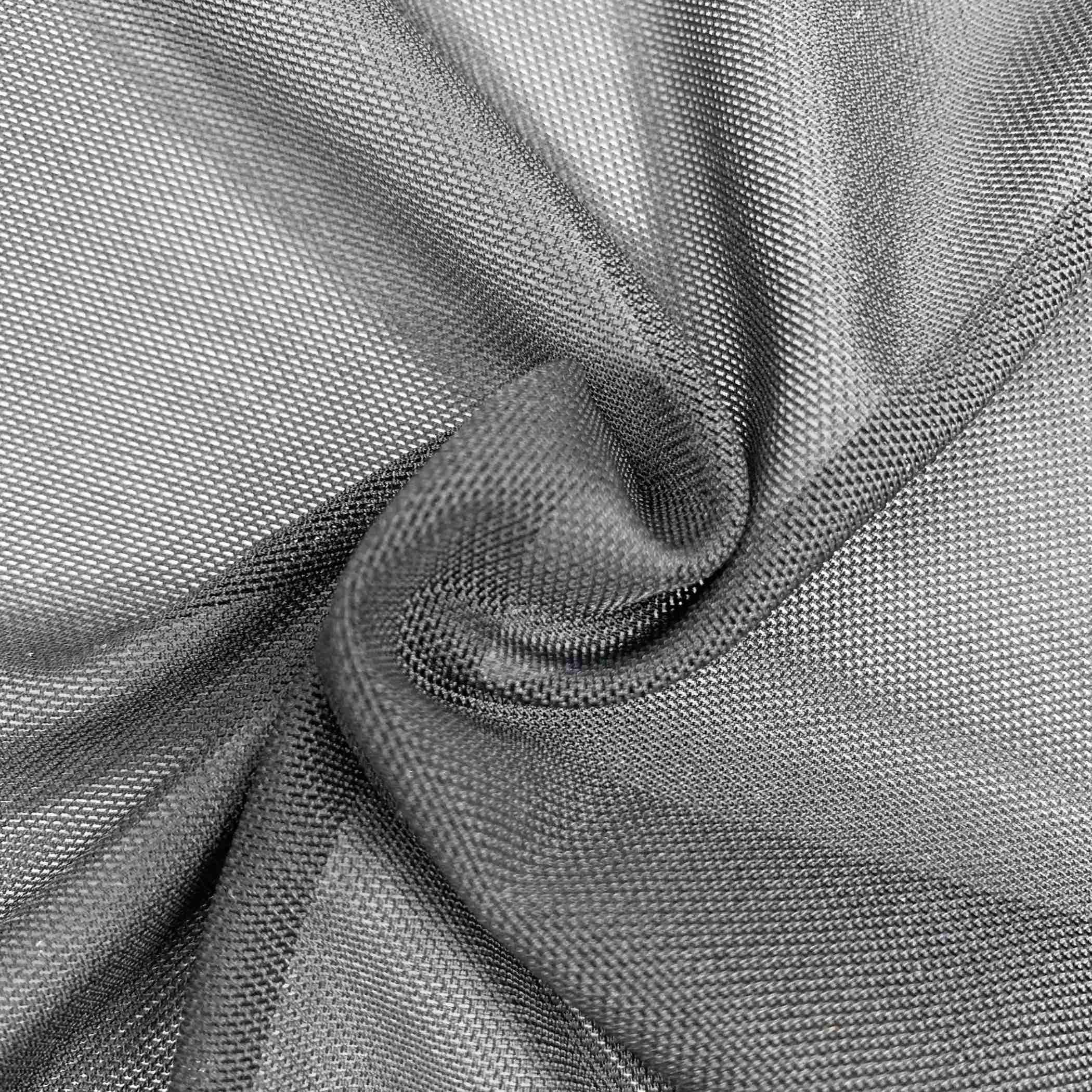 Thin elastic nylon spandex see through mesh fabric lining
