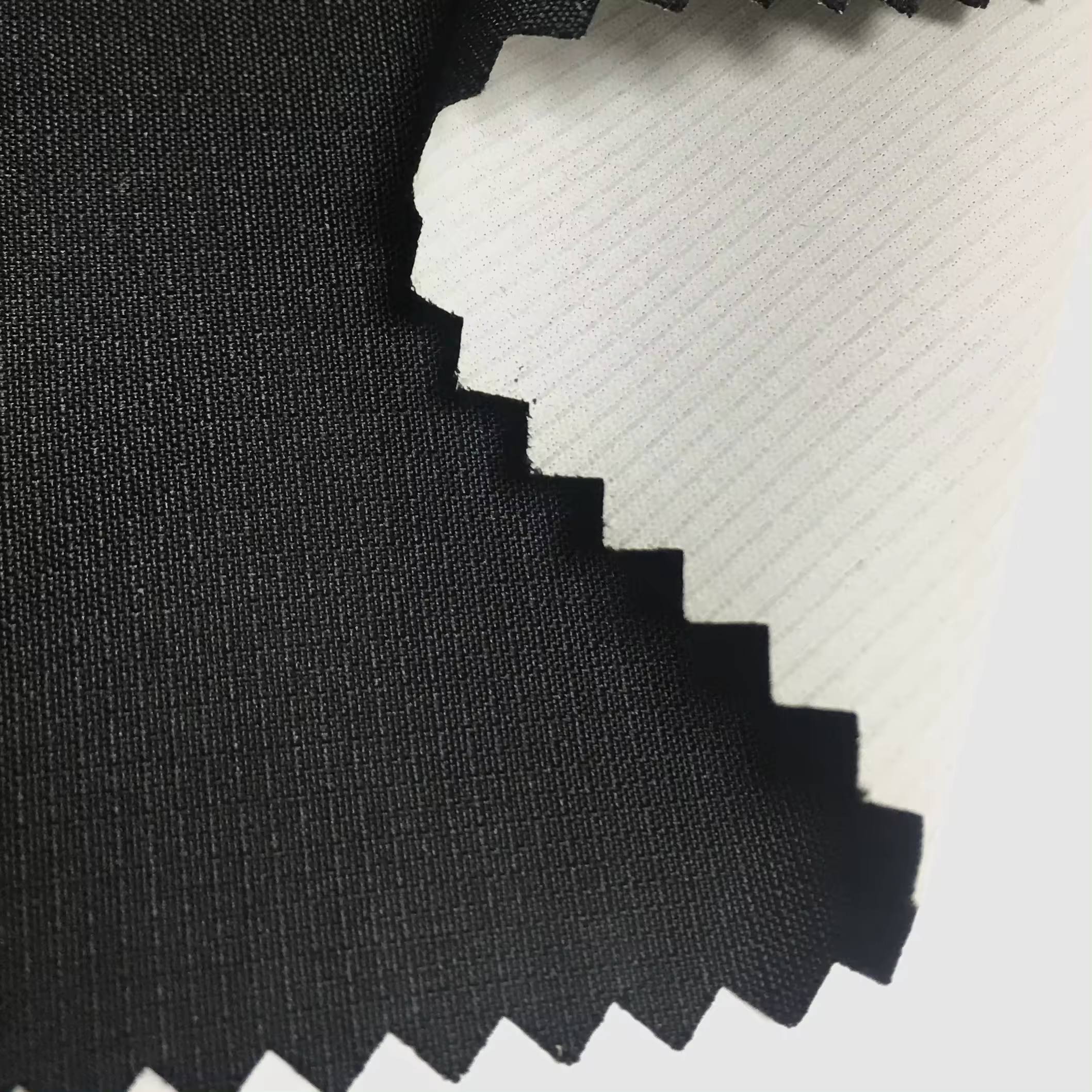 High Quality Pinwang 100% polyester ribstop pongee fabric with pu milky coating waterproof 75d 100d 150d 58/60