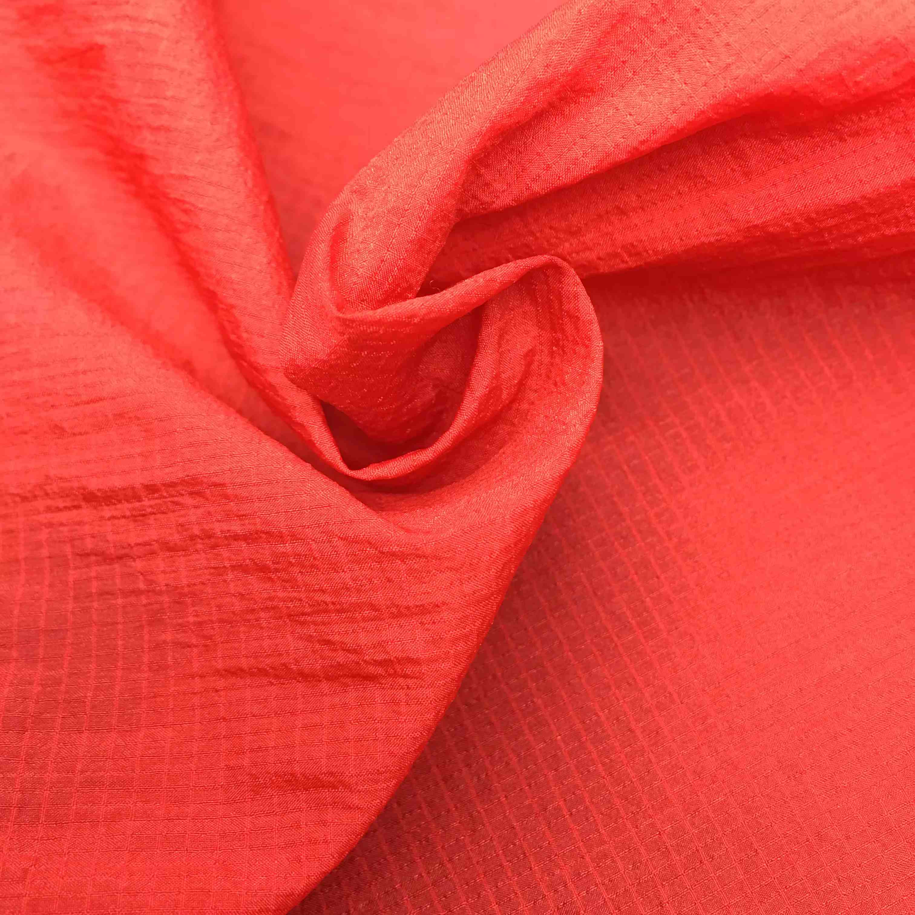 2024 High Quality New Design rib stop woven 100% nylon taffeta 40 gsm for Down jacket sun-protective clothing fabrics