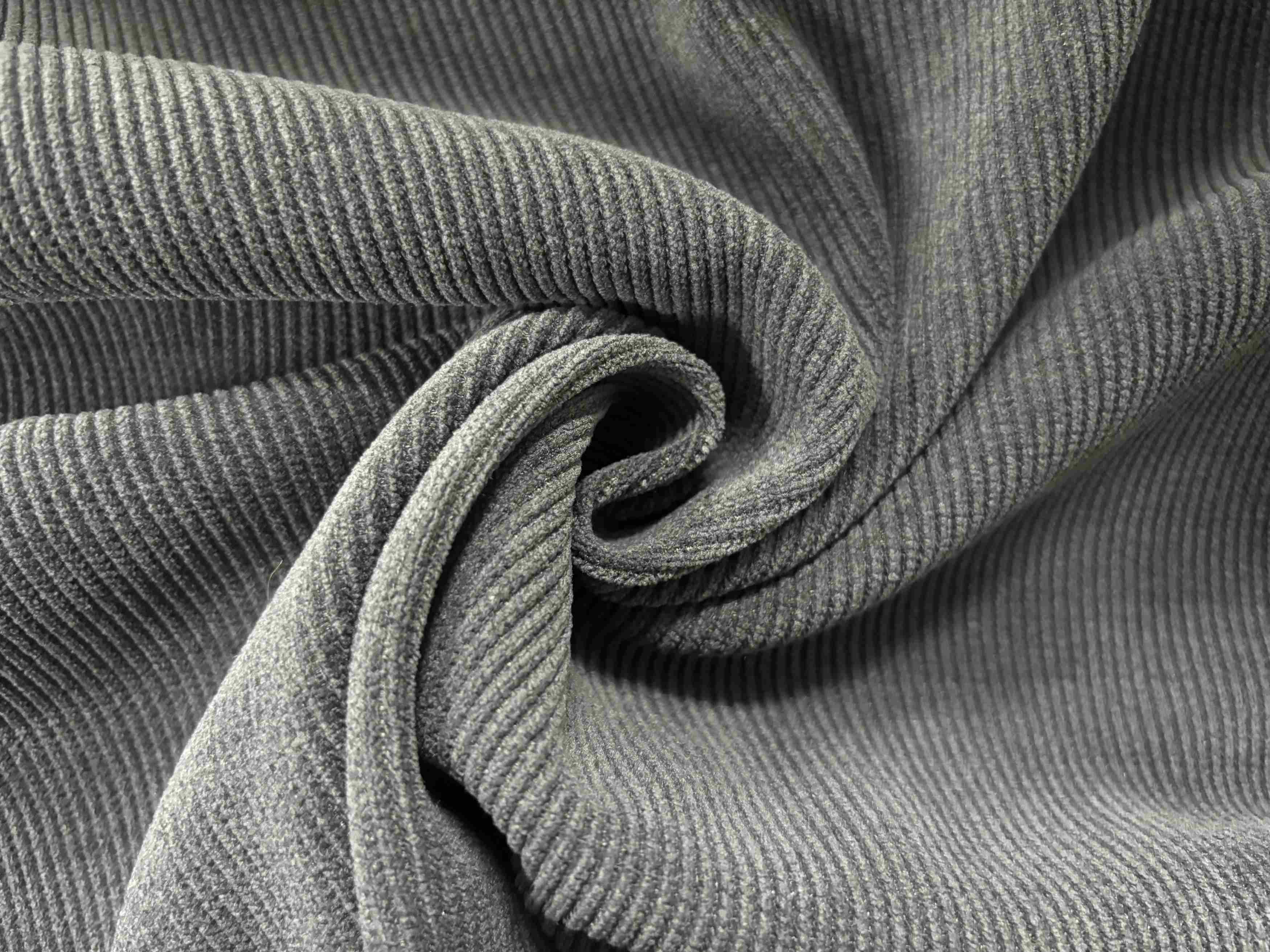 COTTON VELVET FINE STRIPE